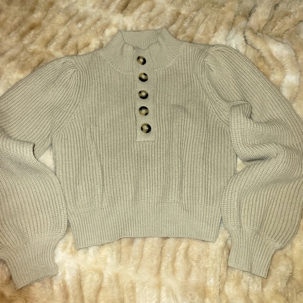💥Like New puff/balloon sleeve sweater